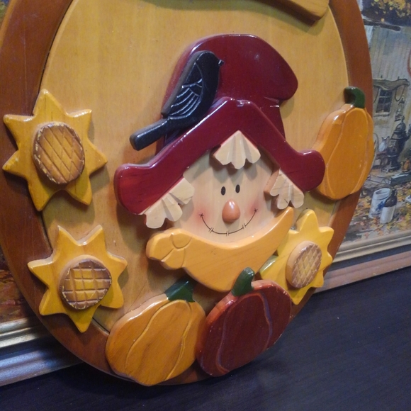 🌻 🎃 Welcome Sign 🔥 Vintage Hanging Wooden Art 🏠 Home Decor Fall 💎 Autumn 🍁 - Picture 2 of 9